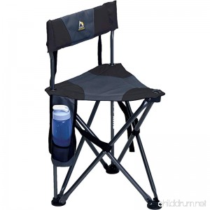 GCI Outdoor Quick-E-Seat Folding Tripod Field Chair with Backrest - B002JPQU8K