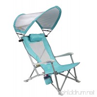 GCI Outdoor Waterside SunShade Folding Beach Recliner Chair with Adjustable SPF Canopy - B01NB073GC