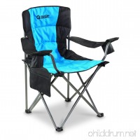 Guide Gear Oversized King Camp Chair  500 lb. Capacity  Blue - B01N1ZZ81C