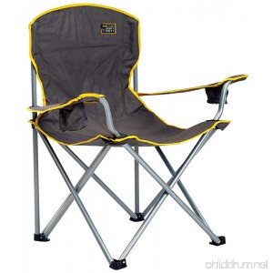 Quik Chair Heavy Duty Folding Camp Chair - Grey - B005GYUSHK