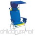 Rio Beach Hi-Boy High Seat 17 Folding Beach Chair With Canopy - B0757RDHKZ