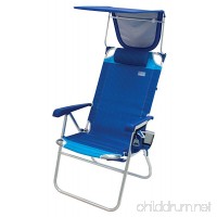 Rio Beach Hi-Boy High Seat 17" Folding Beach Chair With Canopy - B0757T697F