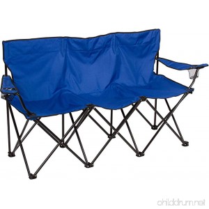 Triple Style Tri Camp Chair with Steel Frame by Trademark Innovations - B079P4B7WB