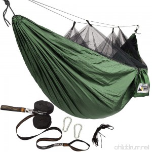 Adventure Gear Outfitter Camping Hammock with Mosquito Net and FREE Tree Straps. Lightweight Perfect for Backpacking and Hiking - Includes Everything You Need for EASY SET UP. - B01BUNZJT2