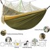 Double Camping Hammock With Mosquito Net EZfull - 660LBS Bearing Portable Outdoor Hammocks 10ft Hammock Tree Straps & 12KN Carabiners For Backpacking Camping Travel Beach Yard. 118(L) x 78(W) - B071V8MCDJ