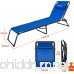 KingCamp 3 Positions Camping Cot Patio Foldable Chaise Lounge Chair Bed - B01N10LTQ8