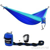 SEGMART Double Hammock with Two Tree Straps & Carabiners  600lbs - B071G8GSY1