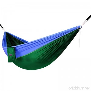 Yes4All Lightweight Camping Hammock with Strap & Carry Bag – Multi Color Available (Single) - B00XVD4RB6