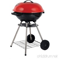 Brentwood Appliances BB-1701 17 Portable Charcoal BBQ Grill with Wheels - B07BZ42C7X
