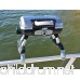 Extreme Marine Products Cuisinart Grill Modified for Pontoon Boat with Arnall's Grill Bracket Set SILVER - B00NSYFOI8