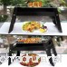 haide Charcoal BBQ Grill Folding Portable Stainless Steel Barbecue Grill for Outdoor Camping Cookouts - B076KD884Y
