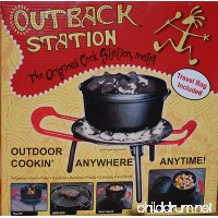 Outback Station Portable Outdoor Grill  Outdoor Grill and Dutch Oven stand - Dutch Oven not Included - B0065V8OAQ
