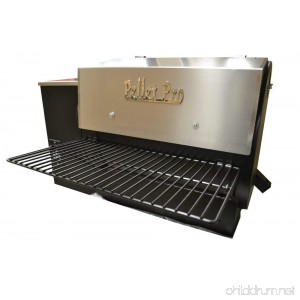 Pellet Pro® 34 x 12 Powdercoat Folding Front Pellet Grill Shelf for Traeger Camp Chef etc. - B073K1GHM1