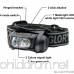GLORYFIRE Headlamp LED 4 Colors(White Red Blue Green) Headlight Battery Powered Helmet Light Camping Running 3 AAA Batteries Powered Water&Shock Resistant Fixation on Molle System - B01N1T22A7