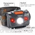 Headlamp LED Headlight 4 Mode Outdoor Flashlight Torch with Dimmable White Light Steady Red Light Adjustable and Water Resistant for Camping Hiking Walking Reading and More (3AAA Batteries Included) - B00XTYBD8M
