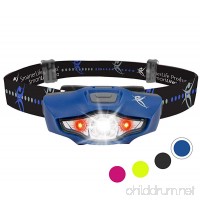Headlamp with LED Headlight Technology - 6 Head Lamp Modes  1 AA Battery  Lightweight  Water Resistant | For Camping  Running  Hiking  Car  Backpack and Emergency Kit | Perfect for Home  Too - B00V2LZ73G