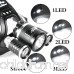LIGHTESS Boruit LED Headlamp Rechargeable Waterproof Head Flashlight Lamp with 3 XM-L T6 - B01AHLMQHQ