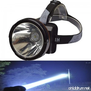 Odear Super Bright Headlamp Rechargeable LED Spotlight with Battery Powered Headlight for Hunting Camping Fishing (Large) - B06XRF146C