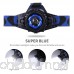 STCT Headlamp Rechargeable via USB Head Light LED Zoomable 3 Modes Adjustable and Waterproof Flashlight Blue - B0744H5T4L