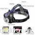 Waterproof LED Headlamp Zoomable 3 Modes bright LED Headlights with Rechargeable Batteries Car Charger Wall Charger USB Cable for Camping Biking Hunting Fishing Outdoor Sports - B06VSQN52D