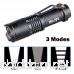 5 Pack SK-68 3 Modes Handheld Mini Cree Q5 LED Flashlight Torch Tactical Lamp 7w 300lm Adjustable Focus Zoomable Light - B01FTNY3ZK