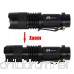 AR happy online 3 Pack AR-200 Zoomable 3 Modes Red Light Mini LED Flashlight Tactical Torch with Clip 300 Lumens Adjustable Focus Light (Black Shell Red Light) - B01E5EOFSY