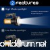 Bright Rechargeable Searchlight handheld LED Flashlight Tactical Flashlight with Handle CREE L2 Spotlight 6000 Lumens Ultra-long Standby Electric Torch with USB OUTPUT as a Power Bank (golden) - B076RWT7N8
