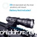 CISNO 1000 Lumens LED Tactical Flashlight Torch Pressure Switch with 1'' Offset Mount for Hunting Hiking Battery Not Included-Flat Black - B07C8C1T9D
