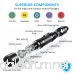 Rechargeable Flashlight BYB F18 LED Tactical Flashlight 800 Lumens Super Bright Pocket-Sized CREE LED Torch with Clip IP67 Water Resistant 5 Modes for Camping Hiking Emergency & EDC (Black) - B0795P5VFQ