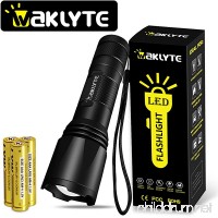 Waklyte Tactical Flashlight with Memory Function  S04D LED Flashlight  High Lumen  Super Bright  Military Grade Handheld Tac Light for Hiking  Camping  Travel  Emergency and EDC (Battery Included) - B078HD7RB9