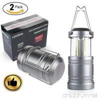 2Pcs Camping Lantern  YIFENG Portable Outdoor Collapsible LED Camping Flashlight  Waterproof  Shockproof LED Camping Light with Magnetic Base  Detachable Handles - B075JDV6K2