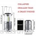 AuKvi Lantern Collapsible Military Tough Lantern with COB LEDs & Magnetic Base Ultra Bright Camping Lantern (4 Pack) - B07CPP1133