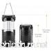 Everyday Essentials Ultra Bright LED Collapsible Water Resistant Camping Lantern Flashlights - B01LZ1IUYP