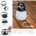 Firefly Frosted White Bell-Shaped Indestructible Silicone Solar Powered LED Emergency Power Light with Water-Tight Twist Top - B01N6B93VF
