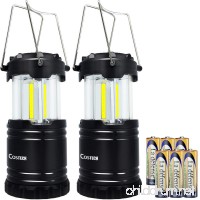 LED Camping Lantern  Costech Cob Light Ultra Bright Collapsible Lamp  Portable Hanging Flashlight for Outdoor Garden Hiking Fishing(2 Pack) - B071WSL12K