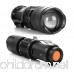 LED Flashlight XY ZONE Mini 1200LM Q5 Zoomable LED Flashlight Hiking Torch Lamp Black 3 Modes - B01C3VPM38