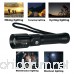 NVTED Rechargable LED Flashlight Water Resistant 1500 lumen CREE-T6 Tactical LED Torch Adjustable Focus with 5 Light Modes AC+Car Charger+18650 Battery - B073RZR9FN