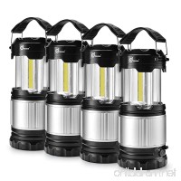 Odoland COB 4 Packs/2 Packs LED Lanterns  300 Lumen LED Camping Lantern Handheld Flashlights  Camping Gear Equipment for Outdoor Hiking  Camping Supplies  Emergencies  Hurricanes  Outages - B073PY7K5M