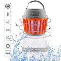 Peikai Bug Zapper Lamp& Camping Lantern-2 In 1 LED Lamp Charge Via USB-Lightweight Camping Gear & Accessories For Indoor & Outdoors  Home & Traveling & Emergencies-IP67 Waterproof-Compact- 2200mAh - B07D7ZL59B