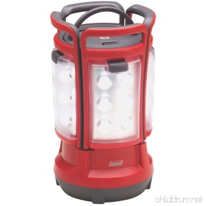 Coleman Quad LED Lantern Special Edition Ultra Bright 190 Lumens Red - B001TS71NG