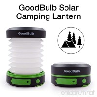 GoodBulb Compact Solar Lantern - Collapsible Lantern - Camping Accessories - Solar Lights - LED Rechargeable Light - USB Power Bank - B078MX9J2K