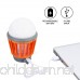 GoodBulb Mosquito Zapper - Bug Zapper Light - Waterproof Lantern - Camping Accessories - 1 Watt LED Bulb - 2000mAh USB Lantern - Retractable Hook (Orange) - B078SG36X1