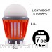 GoodBulb Mosquito Zapper - Bug Zapper Light - Waterproof Lantern - Camping Accessories - 1 Watt LED Bulb - 2000mAh USB Lantern - Retractable Hook (Orange) - B078SG36X1