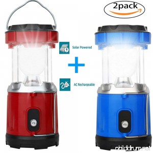LED Camping Lantern-2 Pack Solar Camping Lantern for Swiftrans Ultra Bright Flashlights Portable Collapsible Camping Equipment for Survival Emergence Outdoor Hiking Hurricanes Storms Outages - B073TRZRMF