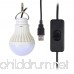 Onite USB LED Bulb Light for Camping Hiking Room Kitchen Garage Warehouse Basement Warm White - B00QX096L0
