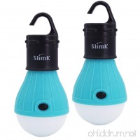 SlimK 2 Pack Portable LED Lantern Tent Light Bulb for Camping Hiking  Battery Powered Camping Equipment for Outdoor & Indoor - B01KFC893M