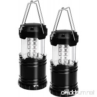 Utopia Home LED Camping Lantern - Set of 2-3 x AA Battery Powered (Not Included) - Collapsible Design - B0725HBTWB