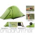 3F Gear Lightweight Backpacking Tent Waterproof 2 Person 3 Season Mountaineering Tent for Camping Yellow/Green Double Layer Tent with Multi-functional Raincoat - B073Z6DKB2