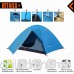 KingCamp Camping Tent 3-Person 3-Season Fire-resistant Lightweight Durable Waterproof 3000mm with Carry Bag - B01E5F2VTS