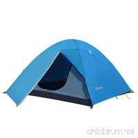 KingCamp Camping Tent 3-Person  3-Season Fire-resistant Lightweight Durable Waterproof 3000mm with Carry Bag - B01E5F2VTS